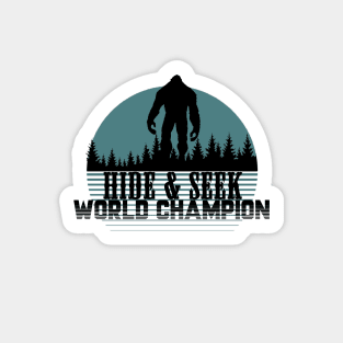 Big Foot Hide and Seek World Champion Sticker